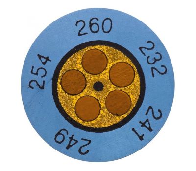 Круглые термоиндикаторы testoterm - измерительный диапазон +60 … +82 °C