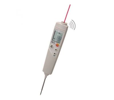 Testo 826-T4 - Инфракрасный термометр с лазерным целеуказателем и проникающим пищевым зондом (оптика 6:1)