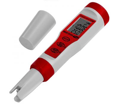 Тестер воды 4 в 1 (солемер/кондуктометр/pH- метр/термометр) МЕГЕОН 17002