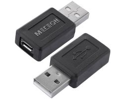 Переходник МЕГЕОН 33202К (USB-A папа - microUSB мама)