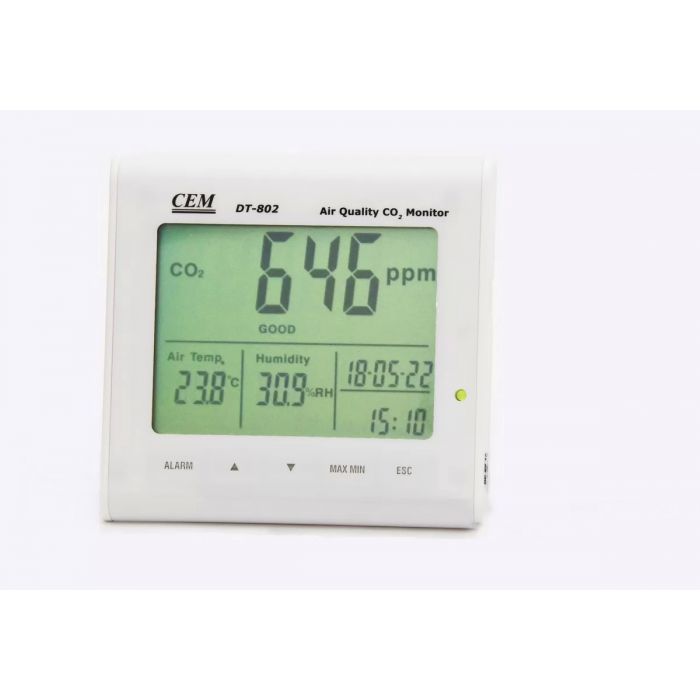 DT-802 Анализатор CO2, часы, температуры и влажности