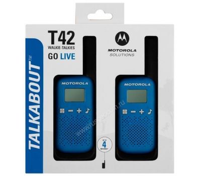Рация Motorola Talkabout TLKR-T42 Twin Pack
