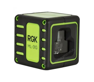 Комплект: лазерный уровень RGK ML-31G + штатив RGK F170, кронштейн RGK K-5, рулетка RGK RM3