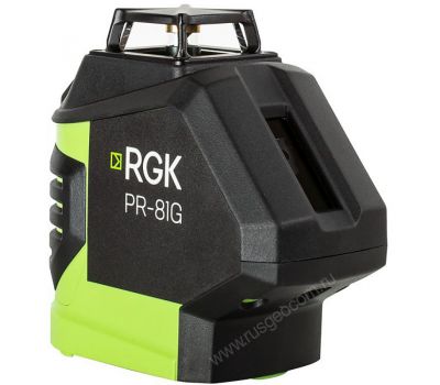 Комплект: лазерный уровень RGK PR-81G + штанга-упор