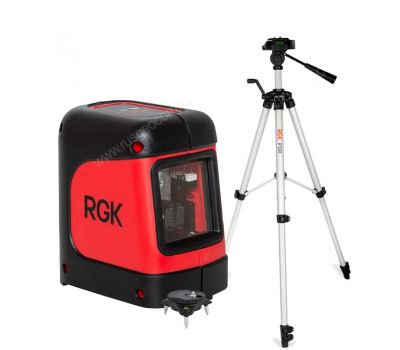 Лазерный уровень RGK ML-11 + штатив RGK F130 + кронштейн RGK K-3