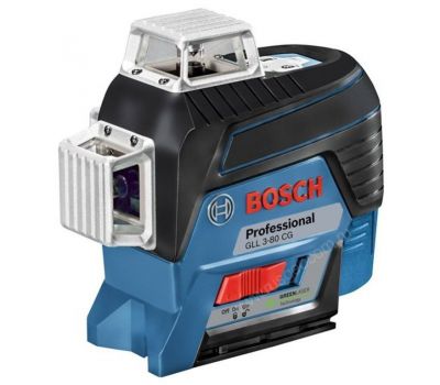 Лазерный уровень Bosch  GLL 3-80 CG + BM 1 + GBA 12V + L-Boxx (0.601.063.T00)