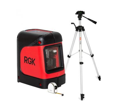 Комплект: лазерный уровень RGK ML-11 + штатив RGK F130, рулетка RGK RM3