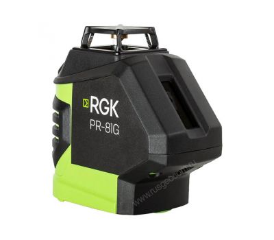 Комплект: лазерный уровень RGK PR-81G + штатив RGK LET-150, кронштейн RGK K-7