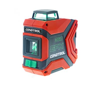 Лазерный уровень Condtrol GFX360 с зеленым лучом