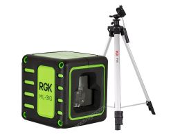 Комплект: лазерный уровень RGK ML-31G + штатив RGK F170