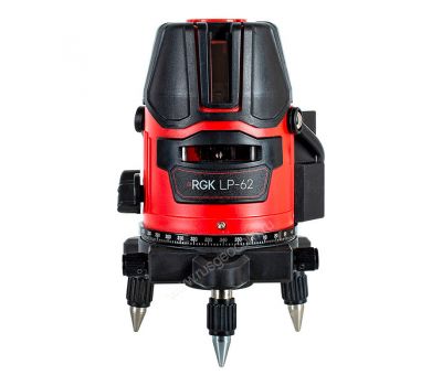 Комплект: лазерный уровень RGK LP-62 + штатив RGK LET-170
