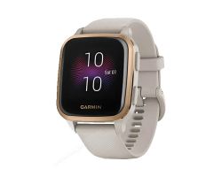 Часы Garmin Venu Sq Music Edition песочный с алюминиевым безелем цвета розовое золото