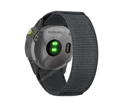 Часы Garmin Enduro стальной корпус и серый нейлоновый ремешок UltraFit