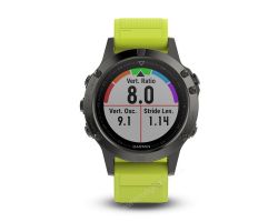 Часы с GPS Garmin Fenix 5 с желтым ремешком