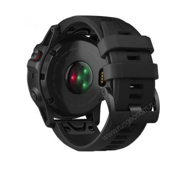 GPS-часы Garmin Fenix 5X PLUS Sapphire черные с черным ремешком