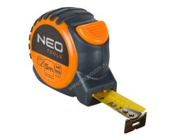 Рулетка Neo 67-165 5м/25мм с фиксатором selflock