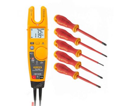 Комплект Fluke IBT6M - тестер напряжения Fluke T6-1000/EU с набором отвёрток