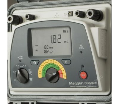 Микроомметр Megger DLRO10HD с зажимами