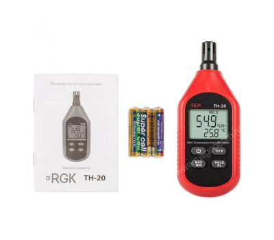 Термогигрометр RGK TH-20 с поверкой
