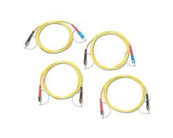 Комплект одномодовых тестовых эталонных кабелей Fluke Networks SRC-9-SCFC-KIT  (2 м) для тестирования оптоволоконных кабелей FC (2 SC/FC, 2 FC/FC)