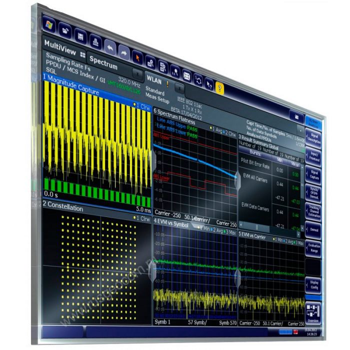 Анализ сигналов WLAN IEEE 802.11p Rohde&Schwarz FSW-K91p для анализаторов спектра и сигналов