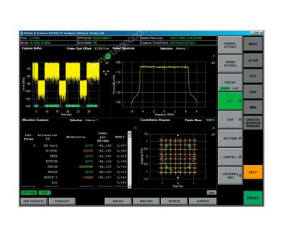 Анализ нисходящих сигналов LTE FDD Rohde&Schwarz FS-K100PC для анализаторов спектра и сигналов