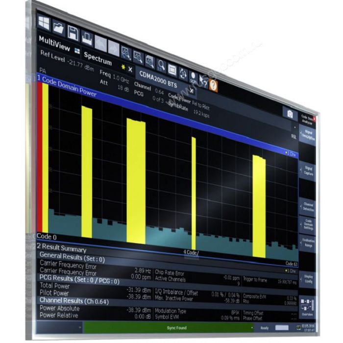 Анализ сигналов абонентских устройств 1xEV-DO Rohde&Schwarz FSW-K85 для анализаторов спектра и сигналов