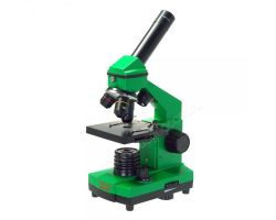 Микроскоп Микромед Эврика 40x-400x в кейсе (лайм)