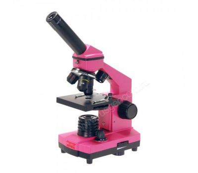 Микроскоп Микромед Эврика 40x-400x в кейсе (фуксия)